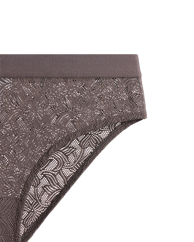 Трусы-слипы со средней посадкой (кофейный)