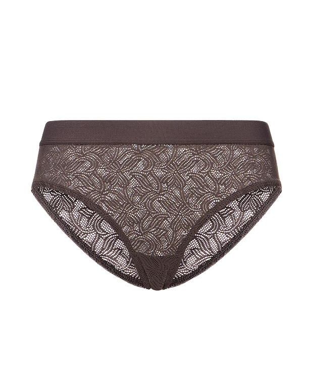 Трусы-слипы со средней посадкой (кофейный)