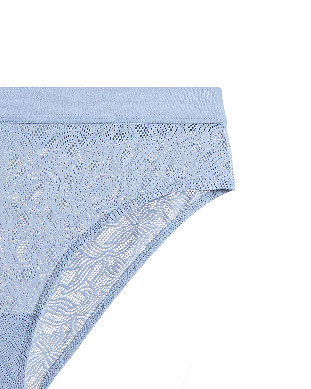 Трусы-слипы со средней посадкой (джинсово-голубой)