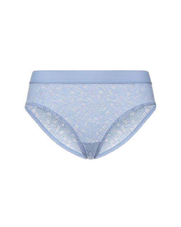 Трусы-слипы со средней посадкой (джинсово-голубой)