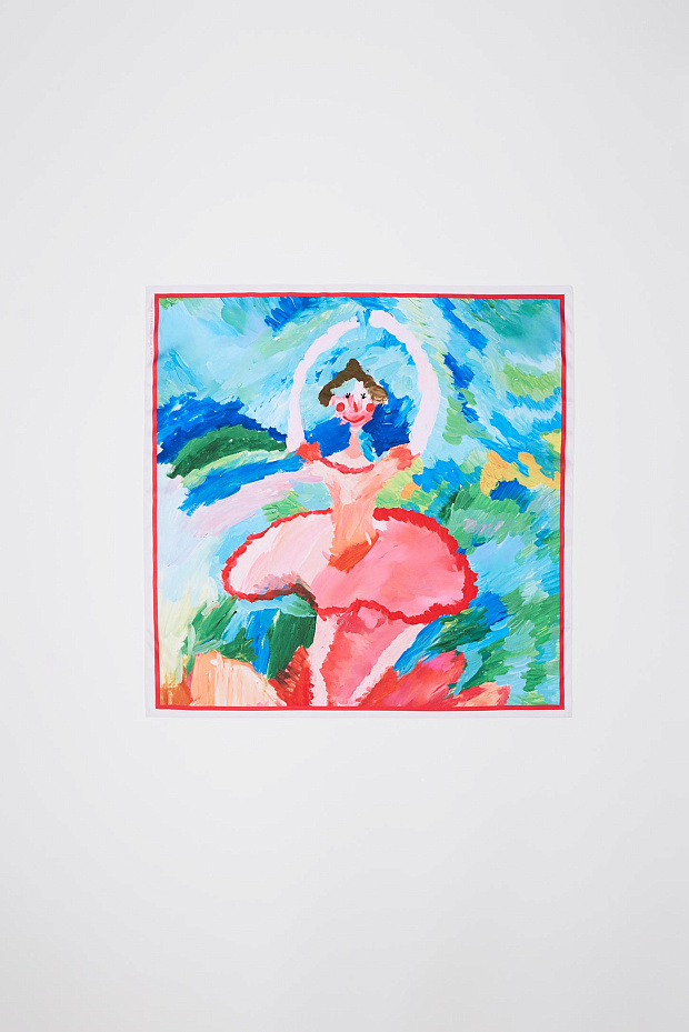 Платок с принтом материнство (мультиколор)