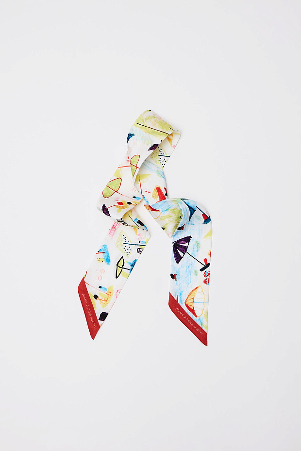 Платок-лента с принтом материнство (мультиколор)