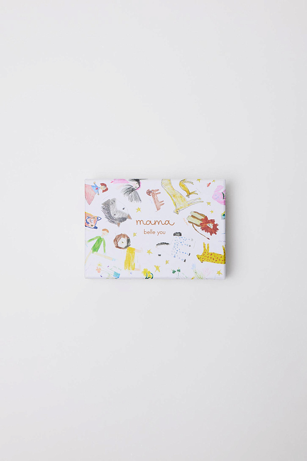 Платок-лента с принтом материнство (мультиколор)