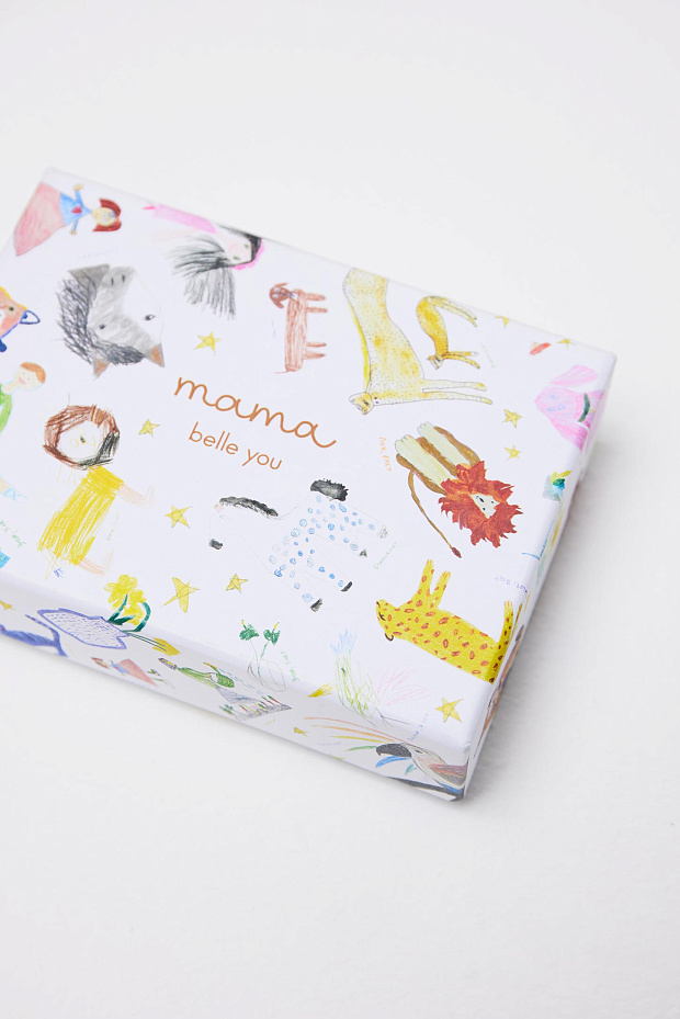 Платок-лента с принтом материнство (мультиколор)