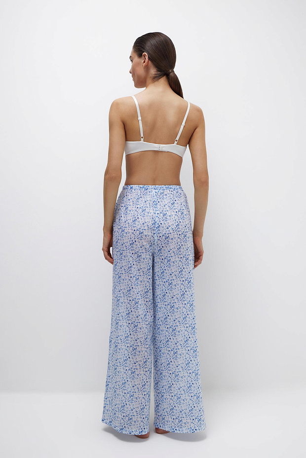 Брюки из батиста (голубой)