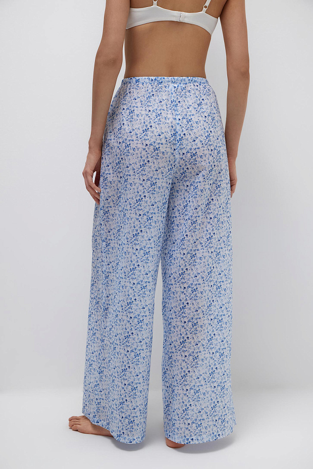 Брюки из батиста (голубой)