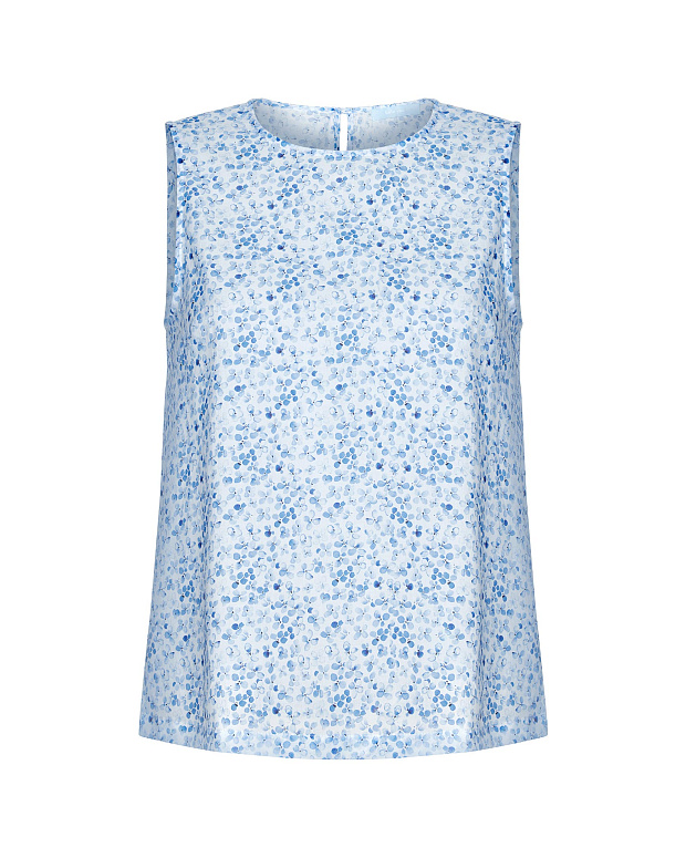 Топ из батиста (голубой)