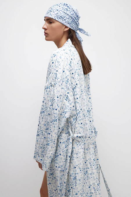 Платок из батиста (голубой)