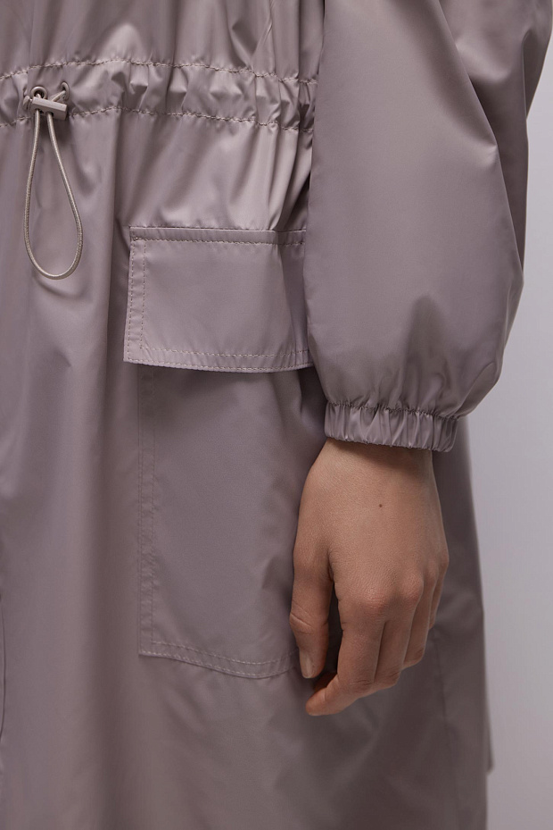 Ветровка из плащевки (кофейный)