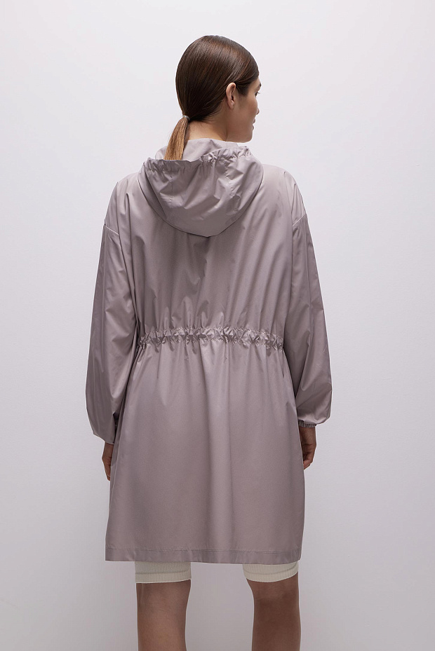 Ветровка из плащевки (кофейный)