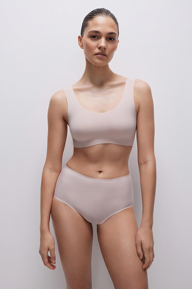 Трусы-кюлот с лазерным кроем Invisible (пудрово-розовый)