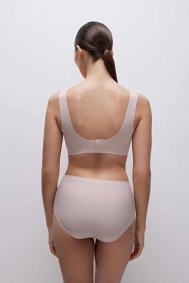 Трусы-кюлот с лазерным кроем Invisible (пудрово-розовый)