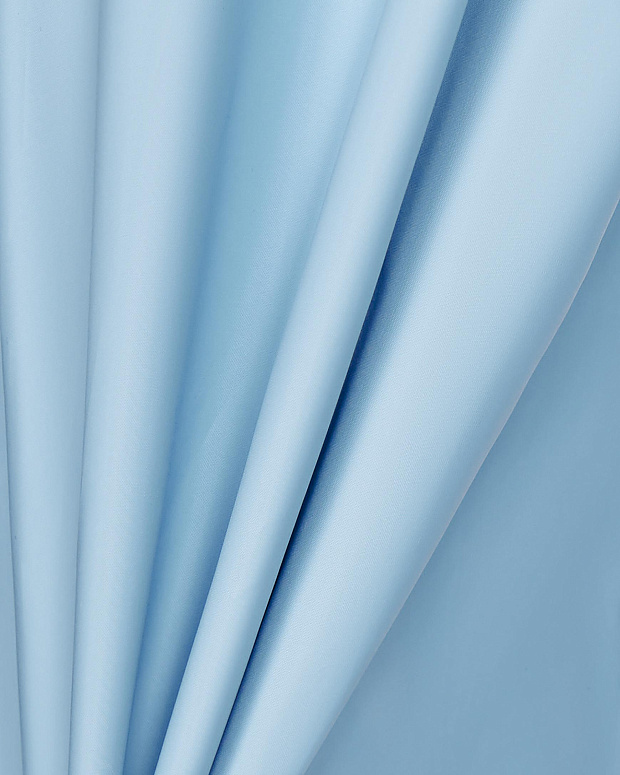 Свободные брюки из гладкой ткани (голубой)