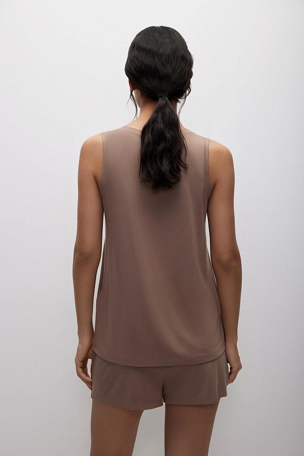 Шорты из бамбука (кофейный)