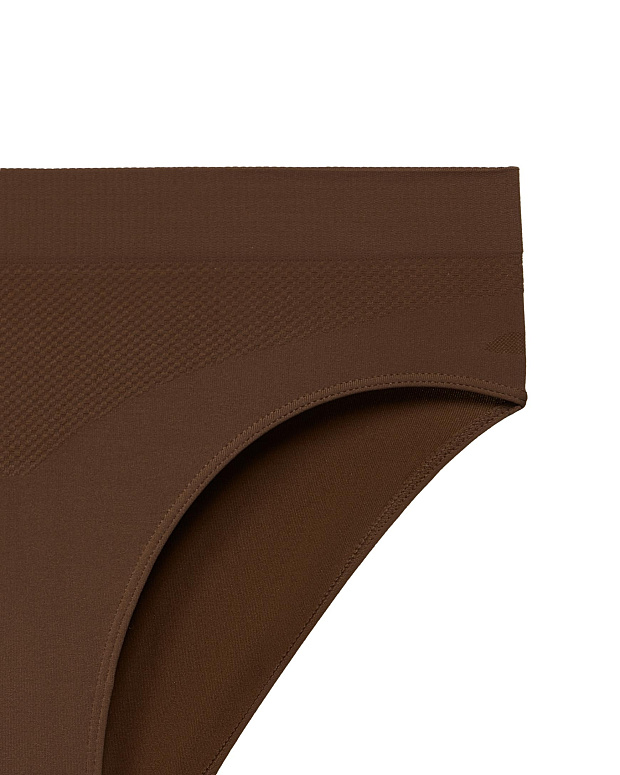 Трусы-слипы с высокой посадкой (молочный шоколад)