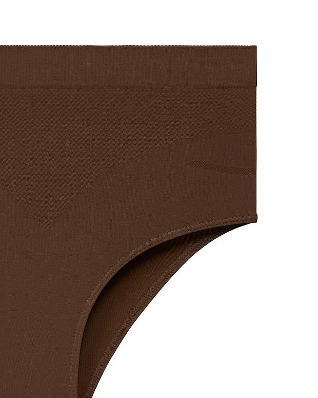 Трусы-кюлоты с высокой посадкой (молочный шоколад)