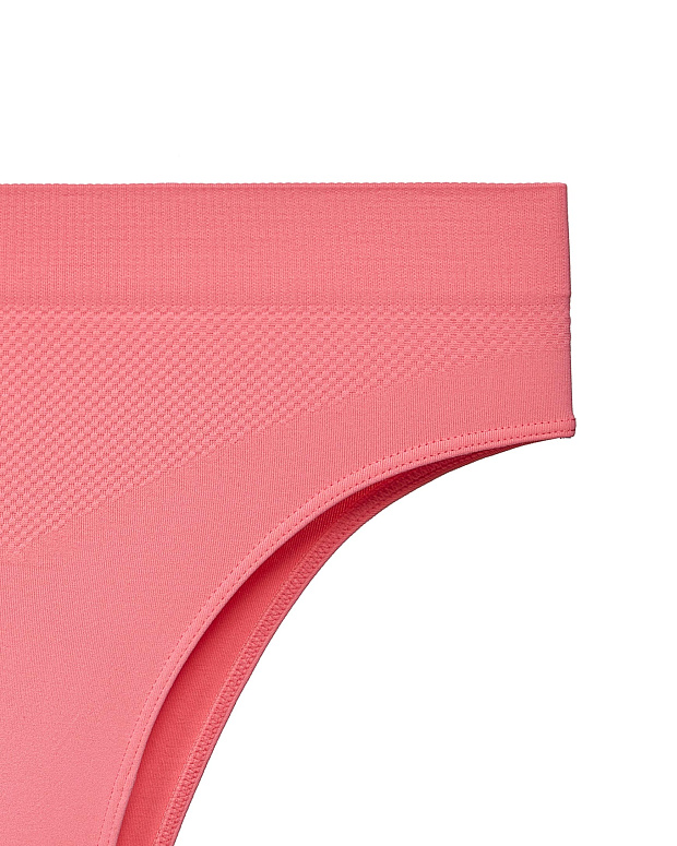 Трусы бразильяна с высокой посадкой (нежный коралл)