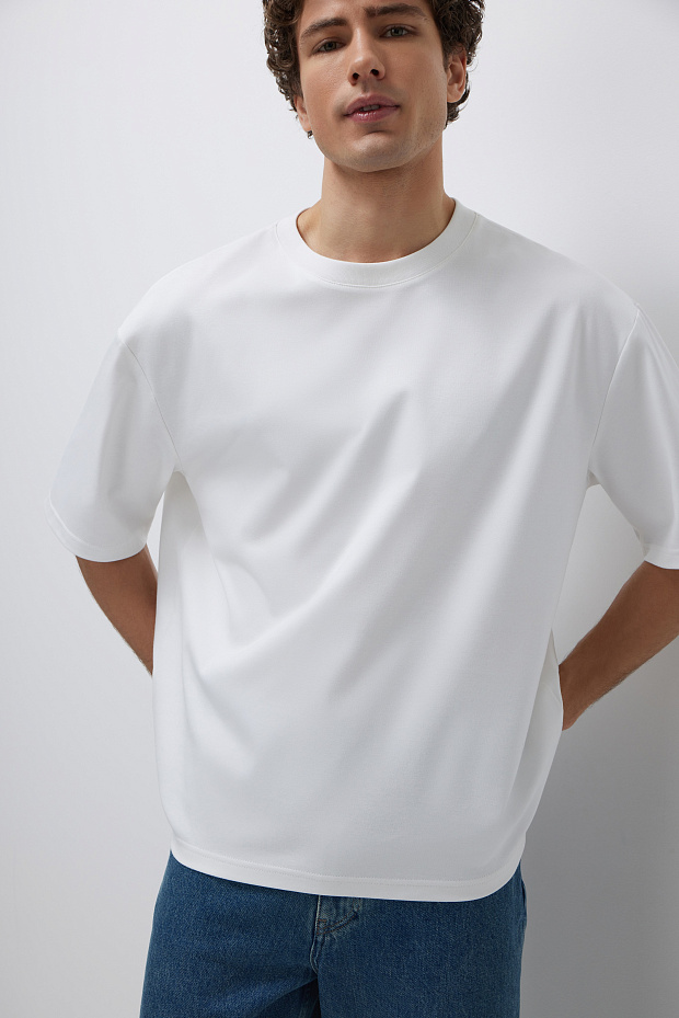 Футболка мужская (молочный)