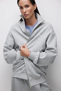 Толстовка оверсайз на молнии Pretty Women