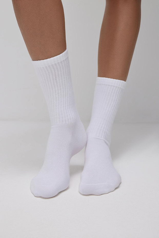 Носки высокие (молочный)