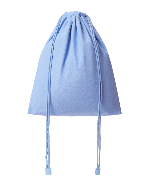 Косметичка из махровой ткани (голубая лагуна)