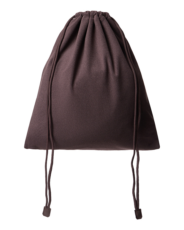 Косметичка из махровой ткани (каштановый)