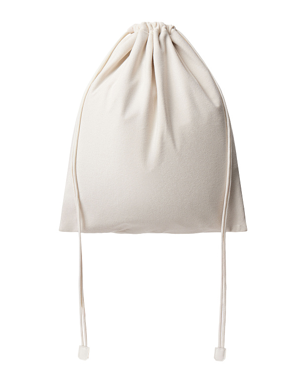 Косметичка из махровой ткани (слоновая кость)