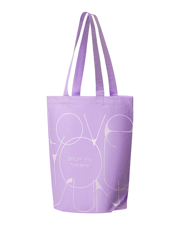 Сумка-шопер (розово-лиловый)