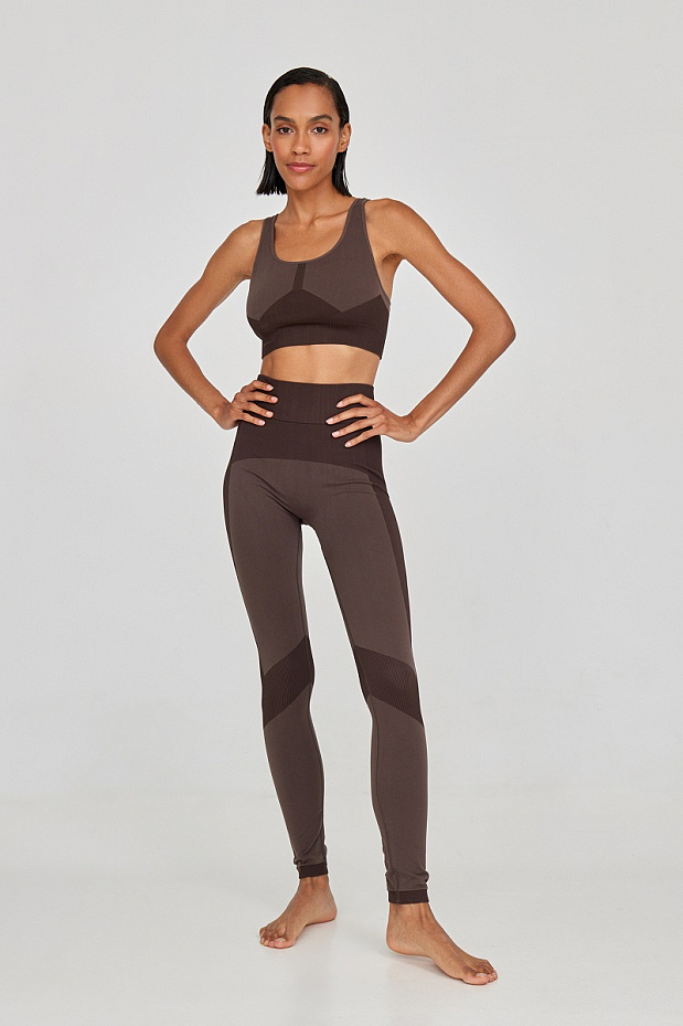 Топ спортивный (коричневый)