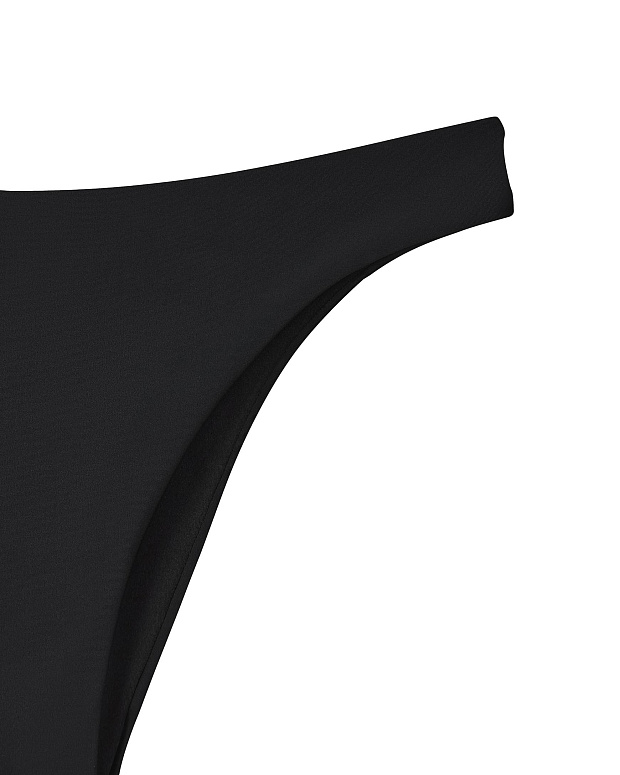 Купальные трусы-слипы со средней посадкой (черный)