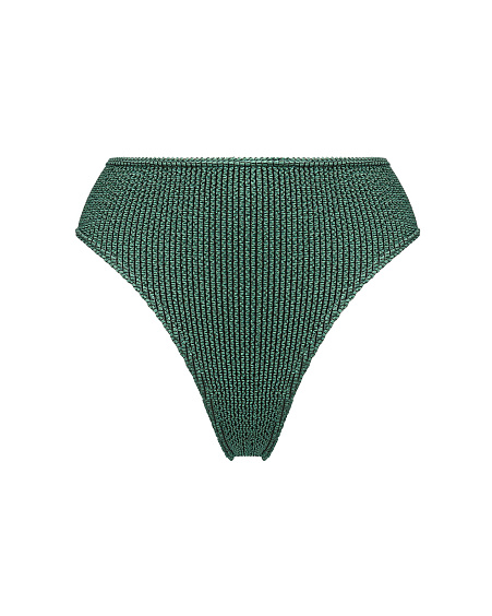 Купальные трусы-бразильяно с высокой посадкой (зеленый)