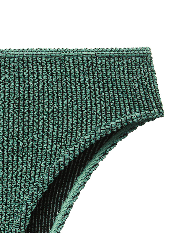 Купальные трусы-бразильяно с высокой посадкой (зеленый)