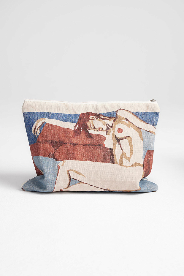 Косметичка с принтом (мультиколор)