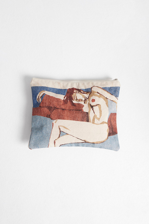 Косметичка с принтом (мультиколор)