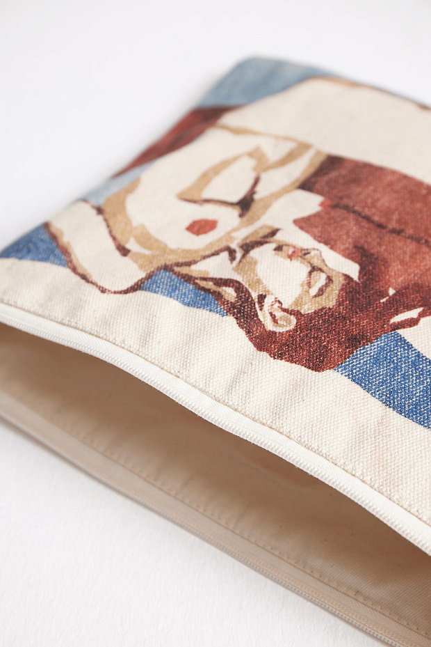 Косметичка с принтом (мультиколор)