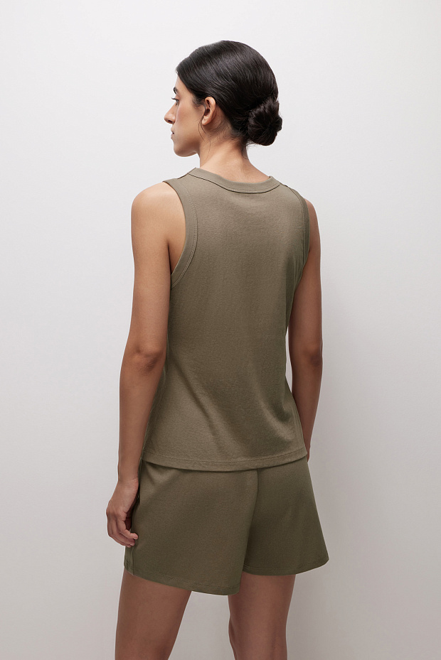 Шорты свободные (кофейный)