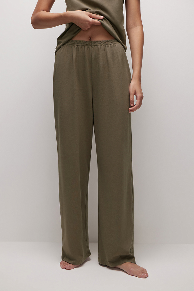 Брюки свободные (кофейный)