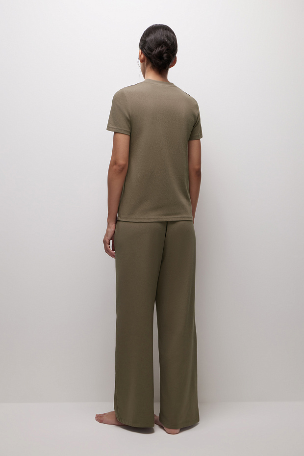 Брюки свободные (кофейный)