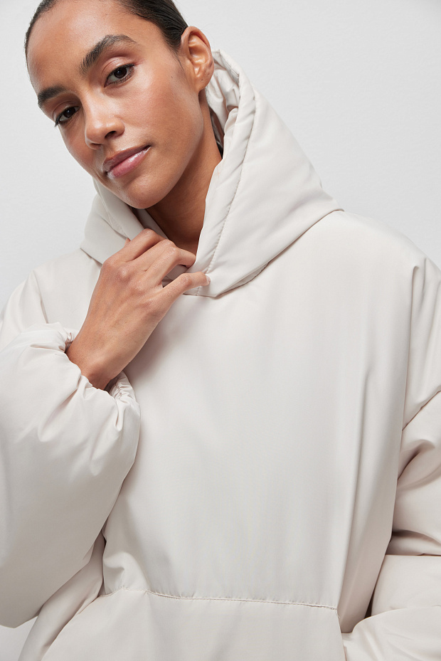 Олимпийка утепленная на синтепоне (жемчужно-серый)