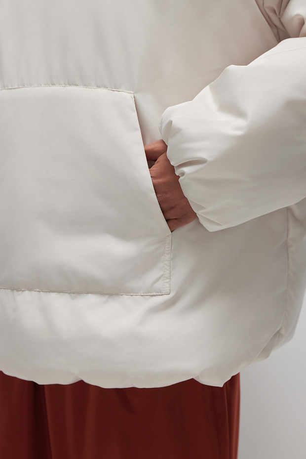 Олимпийка утепленная на синтепоне (жемчужно-серый)