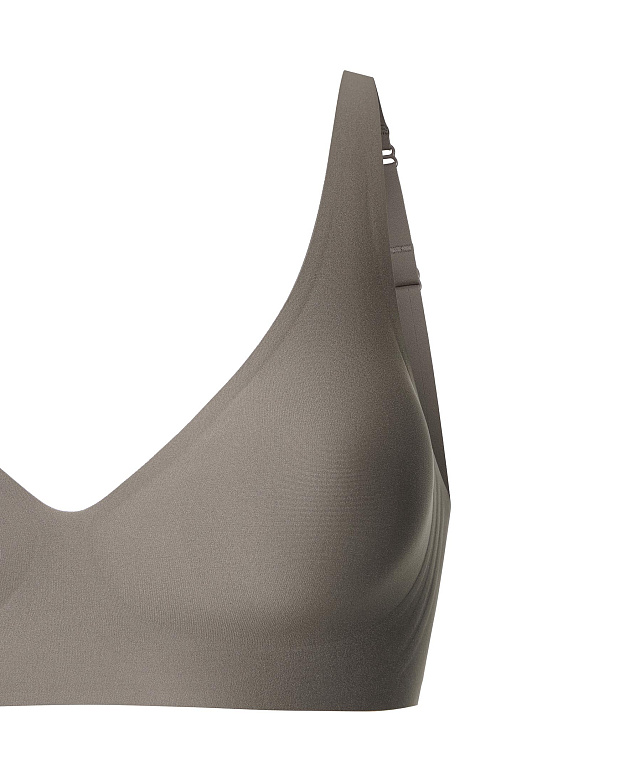 Бюстгальтер на регулируемых бретелях (серо-бежевый)