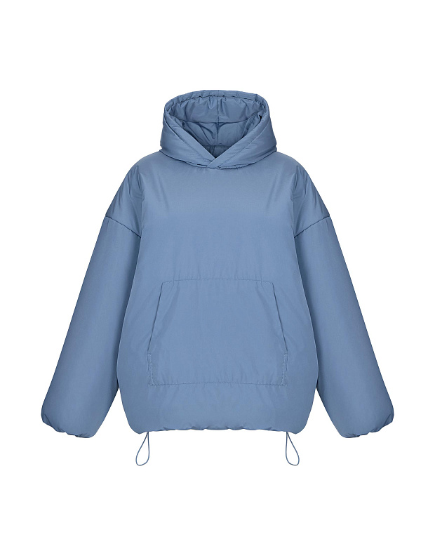 Олимпийка утепленная на синтепоне (серо-голубой )