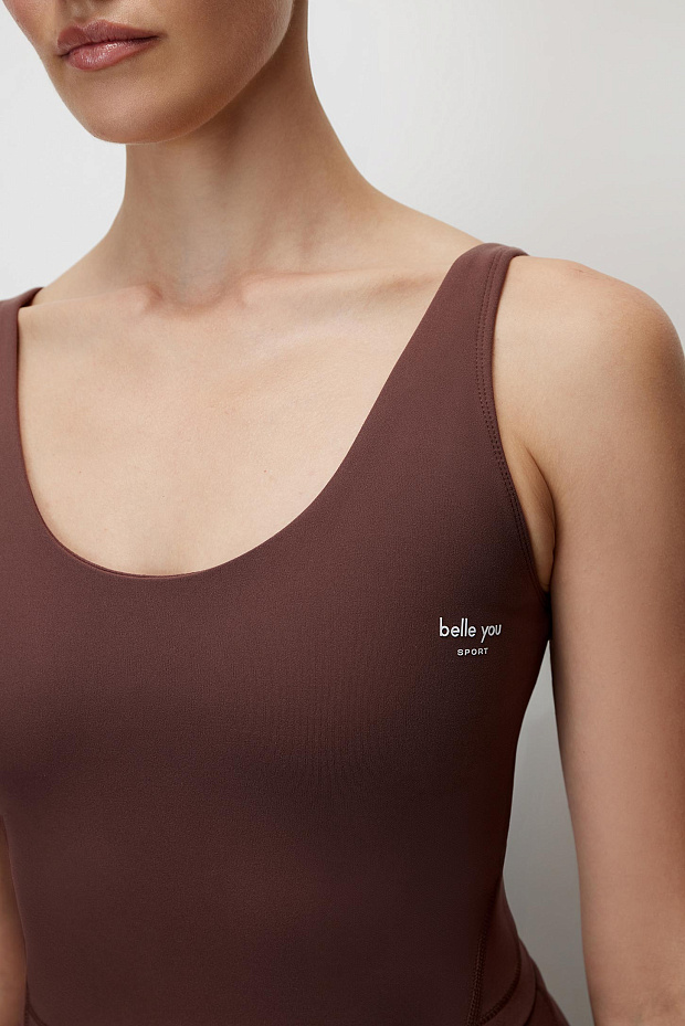 Топ спортивный (шоколадный)