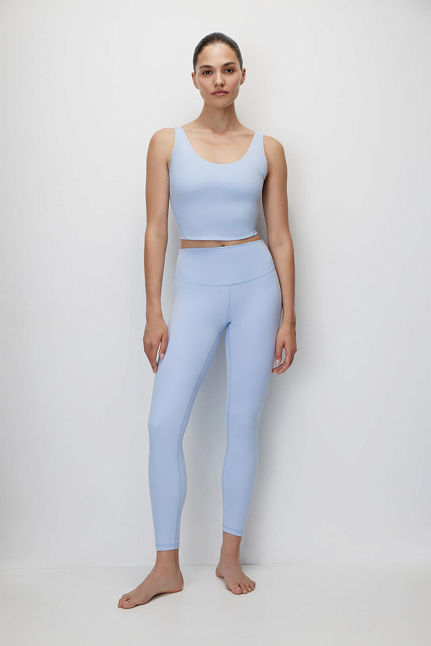 Легинсы спортивные (голубой)