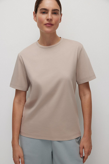 Футболка из хлопка (моккачино)
