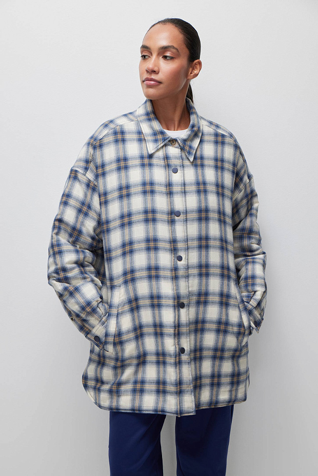 Куртка-рубашка (темно-синий)