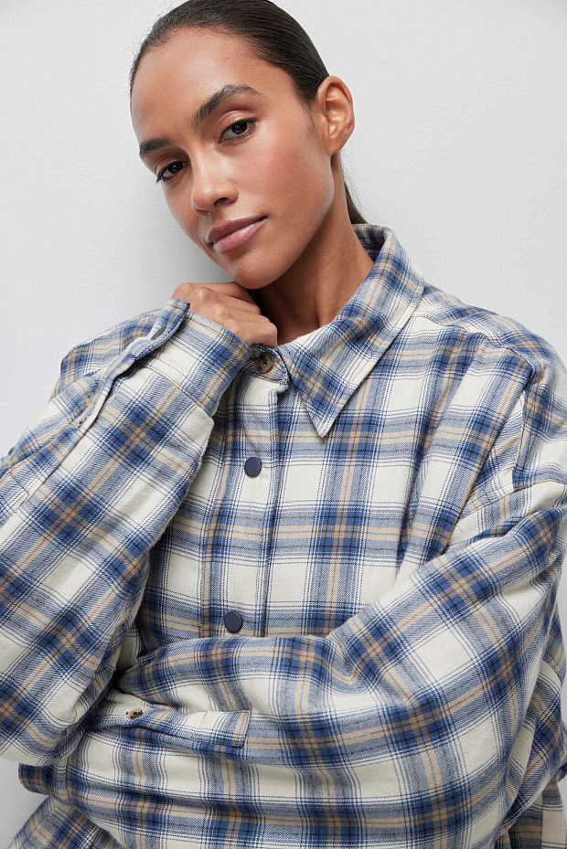 Куртка-рубашка (темно-синий)