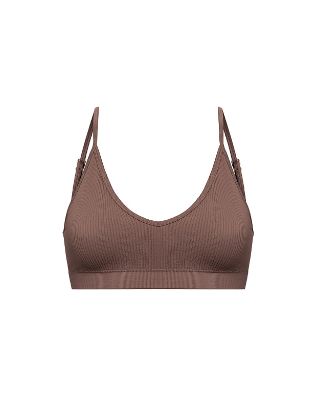 Топ на тонких бретелях (молочный шоколад)