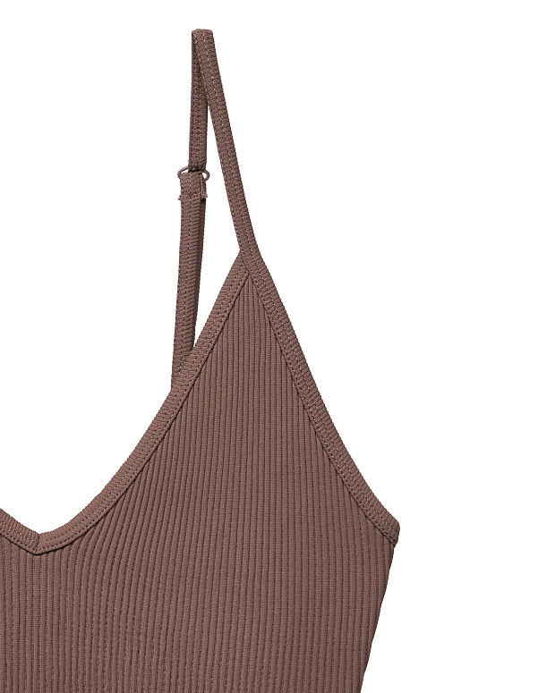 Топ на тонких бретелях (молочный шоколад)