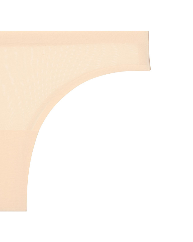 Трусы-танга с низкой посадкой (кремовый)